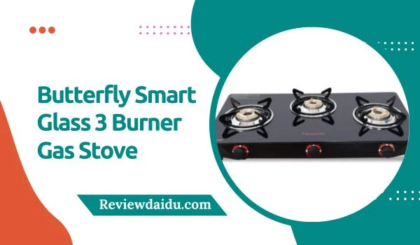 Butterfly smart glass 3 burner gas stove