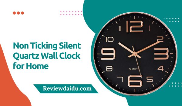 Non Ticking Silent Quartz Wall Clock for Home